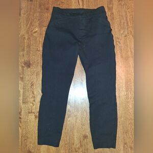 Spanx Black Stretch Elastic Waist Ankle Pants M